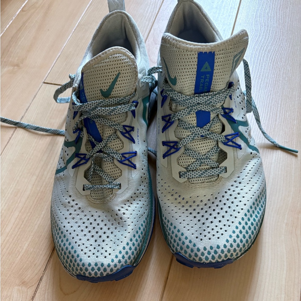 Nike Gray and Blue Sneakers